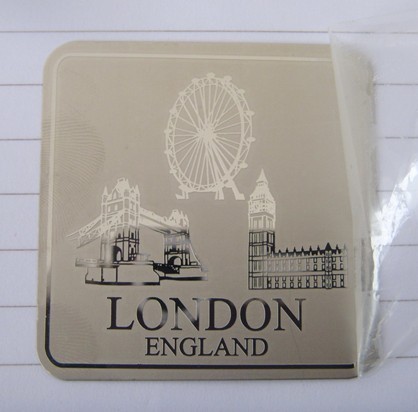 aluminum etching badge