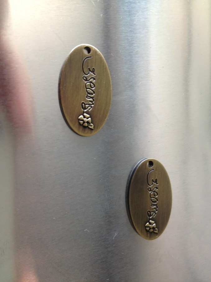 Brass tag, metal logo, Furniture badge, oval badge,metal sign, vintage metal embossed logo