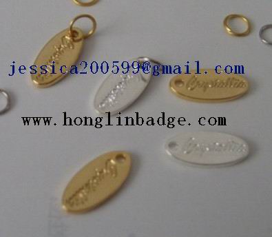 Brass tag, metal logo, Furniture badge, oval badge,metal sign, vintage metal embossed logo