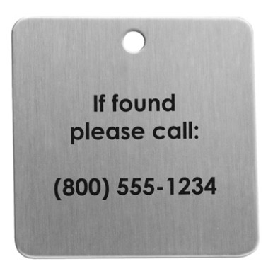 laser engraved luggage tag, stainless steel luggage tag,custom metal tag