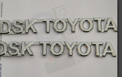 chromed car badges emblems,custom plastic car auto logo label sticker