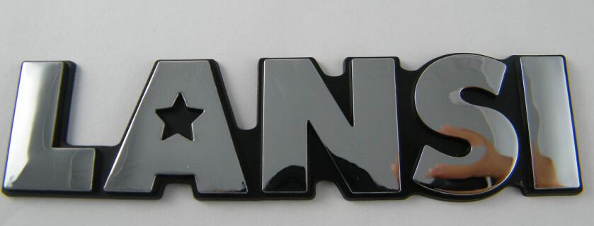 ABS car logo,plastic car emblem,auto brand logo sticker,chrome car body badge