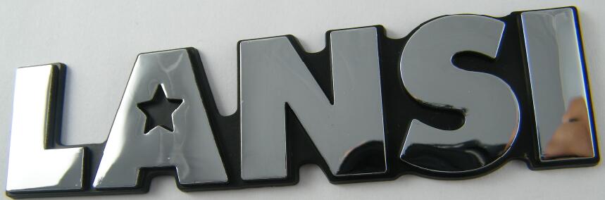 ABS car logo,plastic car emblem,auto brand logo sticker,chrome car body badge
