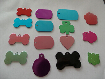 dog tag,military ID tag,blank anodized aaluminum dluminum pet tags,oxidation metal tag