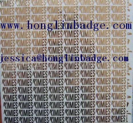 electroplate foil,nickle foil sticker,brass foil sticker label