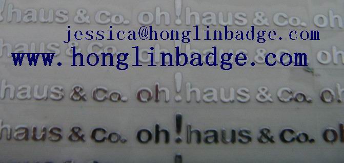 soft brass label,electroplate metal foil sticker,custom metal decal,adhesive metal logo