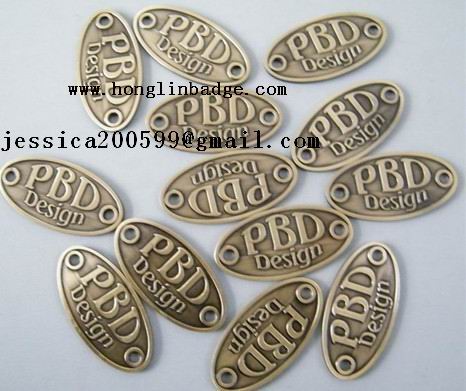 antique furniture badge Metal badge for furniture machine with adhesive , bronze furniture label, vintage badge