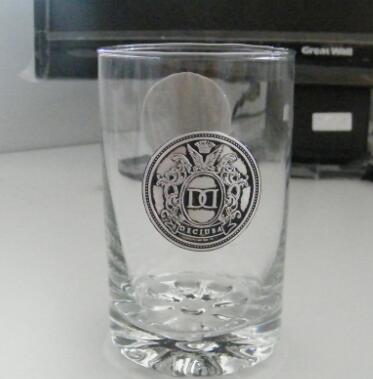 pewter adhesive sticker , beer logo antique silver metal liquor label, metal wine bottle label,custom metal wine sticker