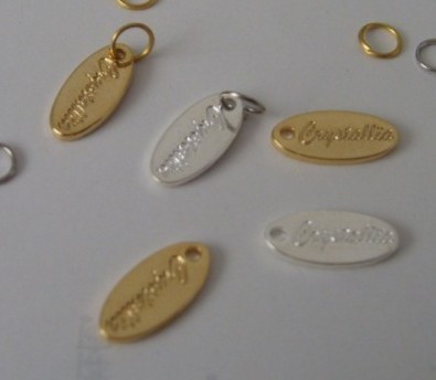 gold and silver plated badge