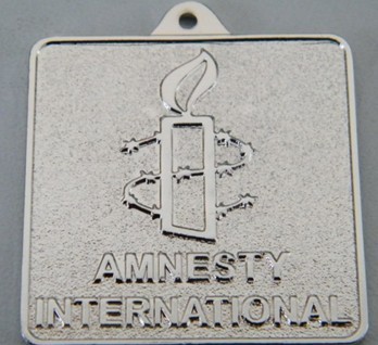zinc alloy embossed badge